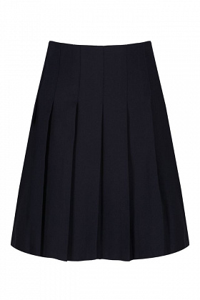 Trutex Junior Stitch Down Pleat Skirt - Navy