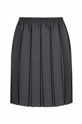 Winterbottom's Junior Box Pleat Skirt - Grey
