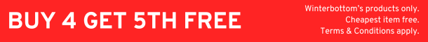 Buy 4 Get 5th FREE - Winterbottom's products