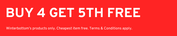 Buy 4 Get 5th FREE - Winterbottom's products